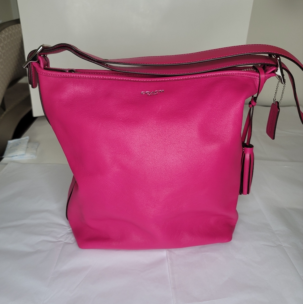 Coach leather bag